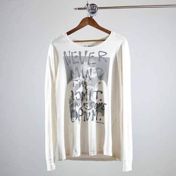 Peel & Lift Graphic Print T-shirt/ Opium Style/ Size L/ Designer/ Rare - Picture 1 of 10